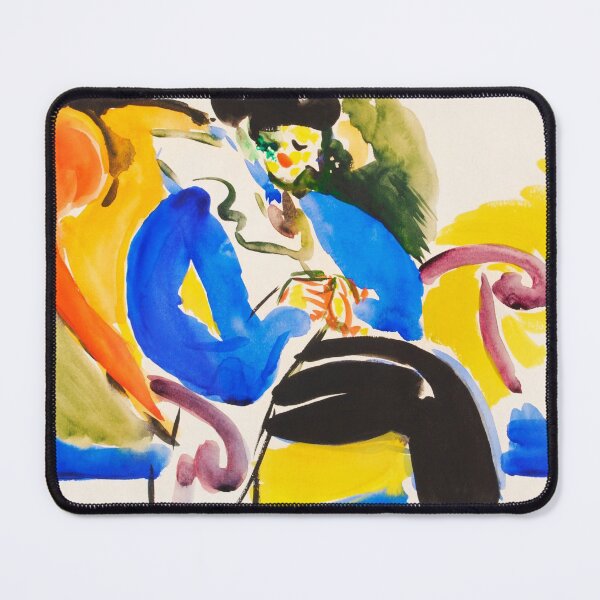 Item preview, Abstract Art Calligraphic #2 Woman on Chair (1914–1918) by Henry Lyman Sayen designed and sold by Designedbysm.