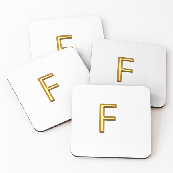 Item preview, Gold Alphabet F designed and sold by If-Art.
