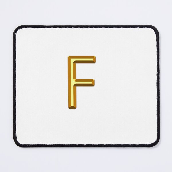 Item preview, Gold Alphabet F designed and sold by If-Art.