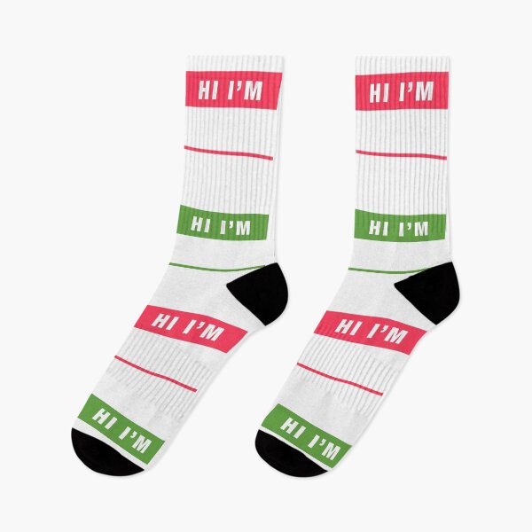 Item preview, "HI I'M" Basic Blank Name Tags Multiple Colours designed and sold by 622Strands.