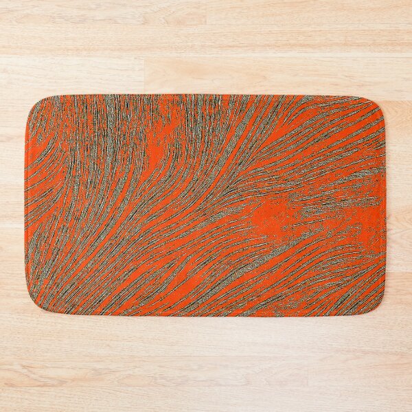 Item preview, Orange Shimmer Stripes designed and sold by fatenanwar.