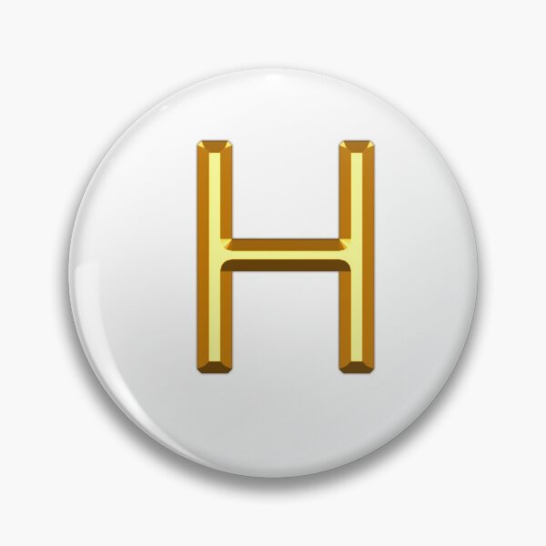 Item preview, Gold Alphabet H designed and sold by If-Art.