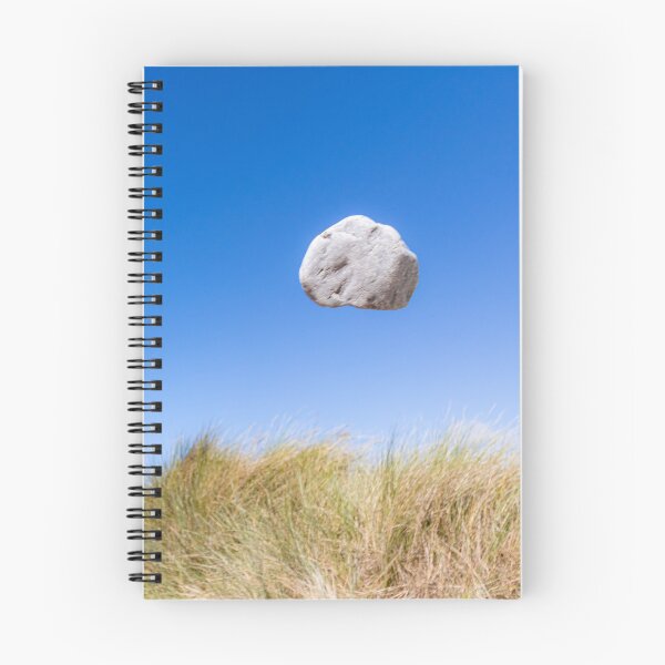 Item preview, In the air - levitating pale rock defying gravity designed and sold by Katharine Harper.