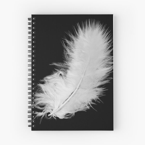 Artikelvorschau, Einzelne, weiße Daunenfeder. Leicht, flauschig, zerbrechlich. Foto entworfen und verkauft von JellyBeenzz.
