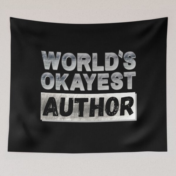 Item preview, World's Okayest Author, Vintage Grunge designed and sold by ACC .