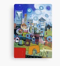 Home In The City Metal Print
