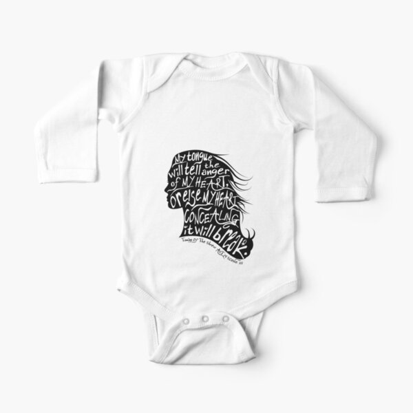 Speak Your Anger Long Sleeve Baby One-Piece