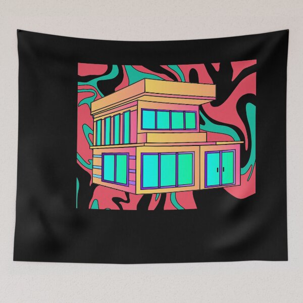 Item preview, Illustration Dream House Villa Color Effects designed and sold by flofin.