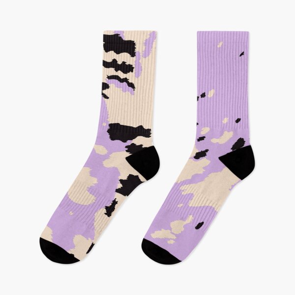 Item preview, Vintage Cowhide Pattern on Pastel Purple  designed and sold by cadinera.