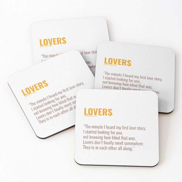 Item preview, Djalâl ad Dîn Rûmî Quotes About Lovers designed and sold by Studio TANFF.