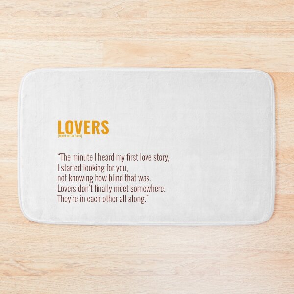 Item preview, Djalâl ad Dîn Rûmî Quotes About Lovers designed and sold by Studio TANFF.