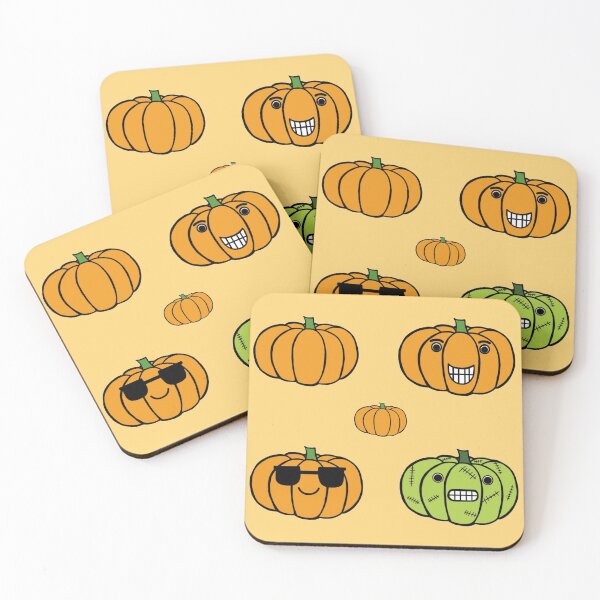 Item preview, Scary Spooky And Funny Halloween Pumpkins Pattern designed and sold by Barolina.