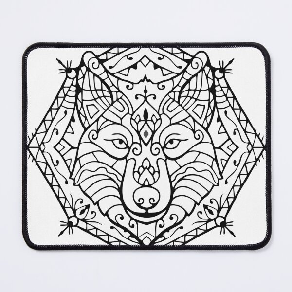 Item preview, Mandala Wolf designed and sold by Fabricio Gardin da Rocha.