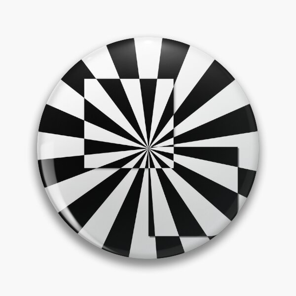 Item preview, Black And White Square Opt Art designed and sold by Marvelpic.