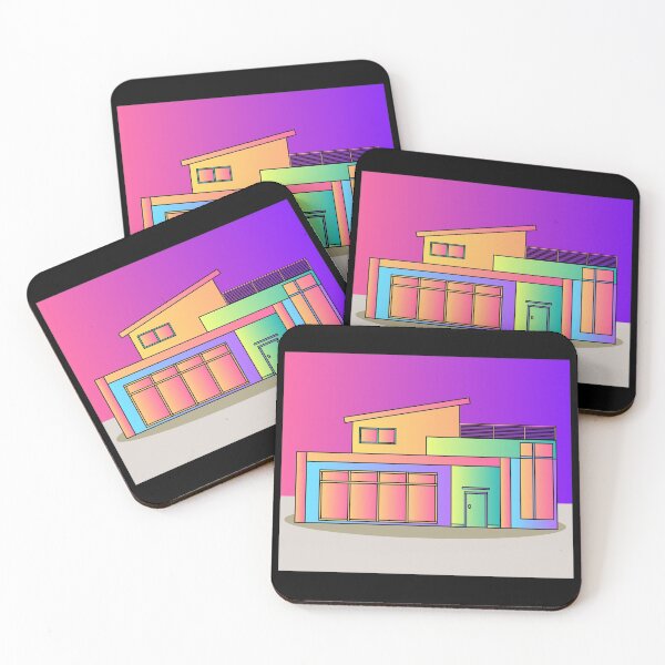 Item preview, Illustration Dream House Villa Color Effects designed and sold by flofin.