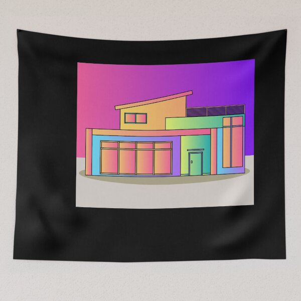 Item preview, Illustration Dream House Villa Color Effects designed and sold by flofin.