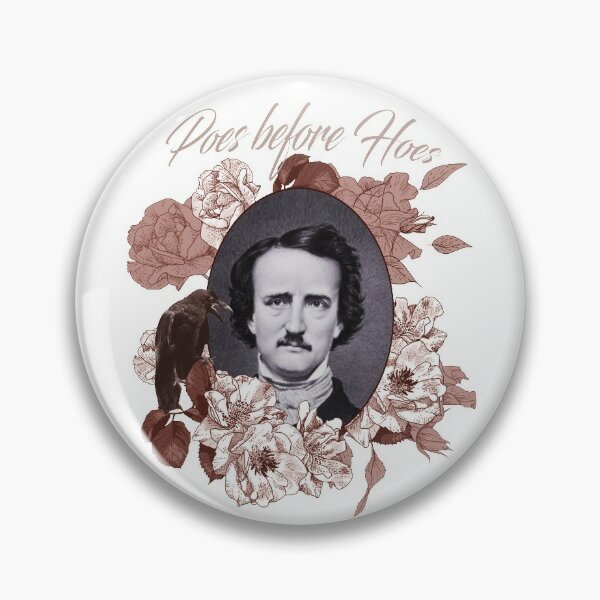 stayfrostybro Edgar Allan PoE Baltimore Ravens Football Pin