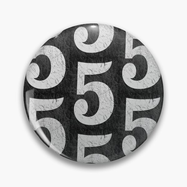 Item preview, Illustration - Number 5 in shabby vintage style designed and sold by WillysVintage.