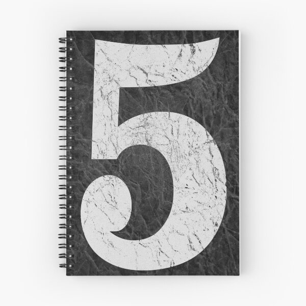 Item preview, Illustration - Number 5 in shabby vintage style designed and sold by WillysVintage.