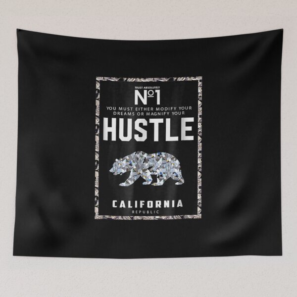 Item preview, California Republic Bear No1 Dream And Hustle designed and sold by idabry.