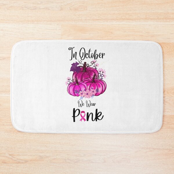 Item preview, In October We Wear Pink Pumpkin Plaid designed and sold by CreativeMansion.