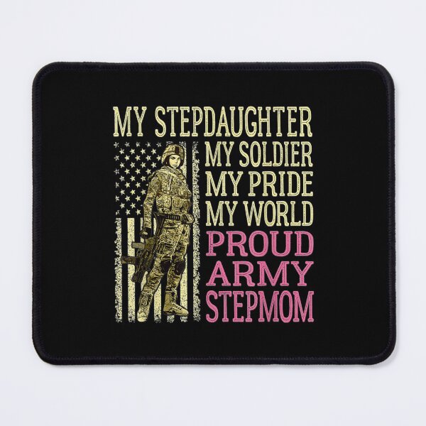 Item preview, My Stepdaughter My Soldier Hero Proud Army Stepmom Mom Gift designed and sold by idabry.