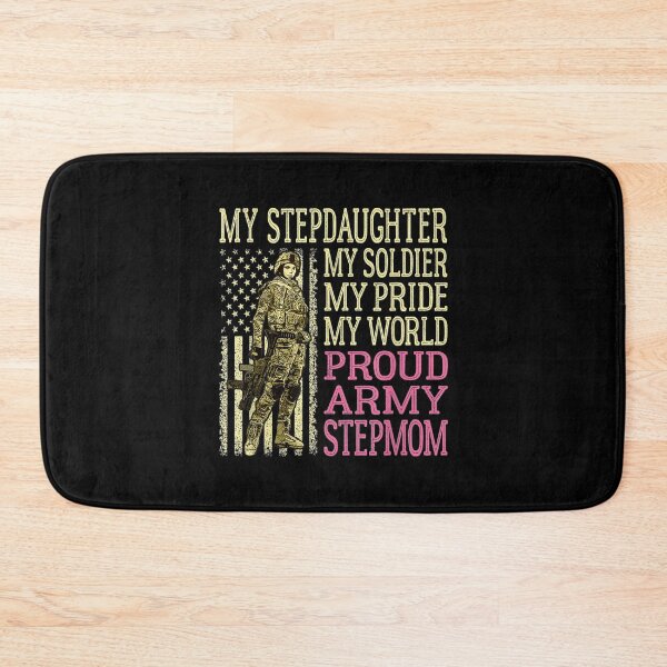 Item preview, My Stepdaughter My Soldier Hero Proud Army Stepmom Mom Gift designed and sold by idabry.