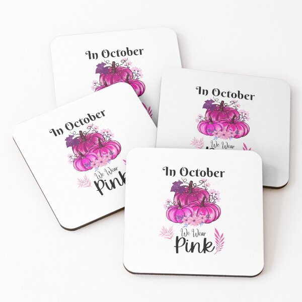 Item preview, In October We Wear Pink Pumpkin Plaid designed and sold by CreativeMansion.
