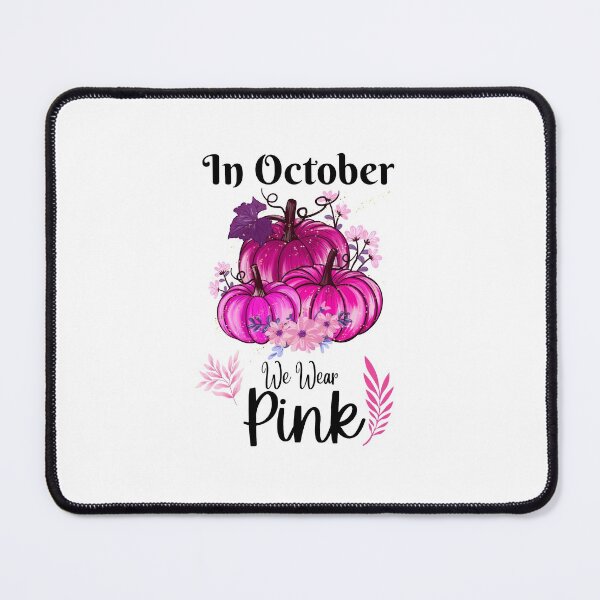 Item preview, In October We Wear Pink Pumpkin Plaid designed and sold by CreativeMansion.