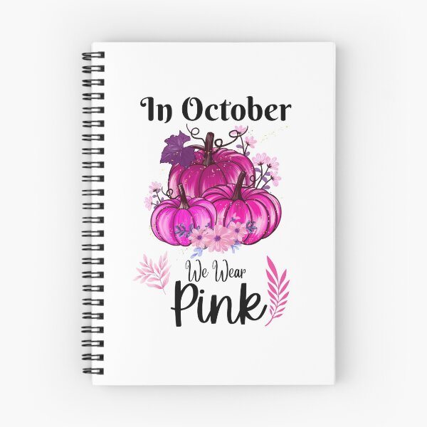 Item preview, In October We Wear Pink Pumpkin Plaid designed and sold by CreativeMansion.