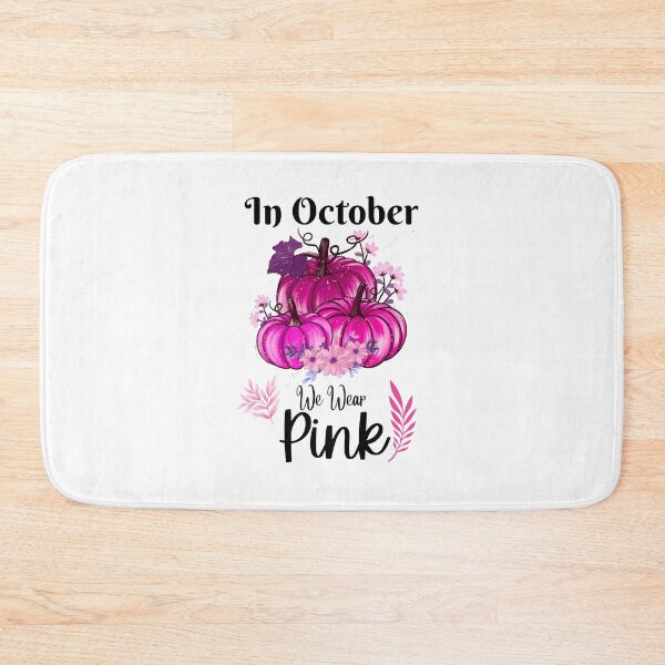 Item preview, In October We Wear Pink Pumpkin Plaid designed and sold by CreativeMansion.
