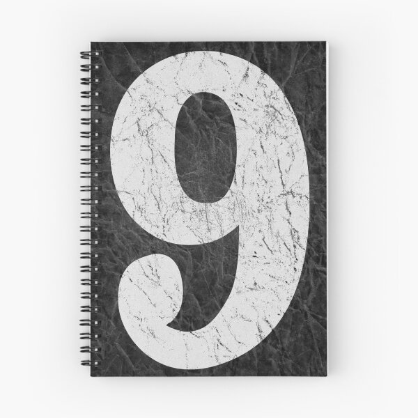 Item preview, Illustration - Number 9 in shabby vintage style designed and sold by WillysVintage.