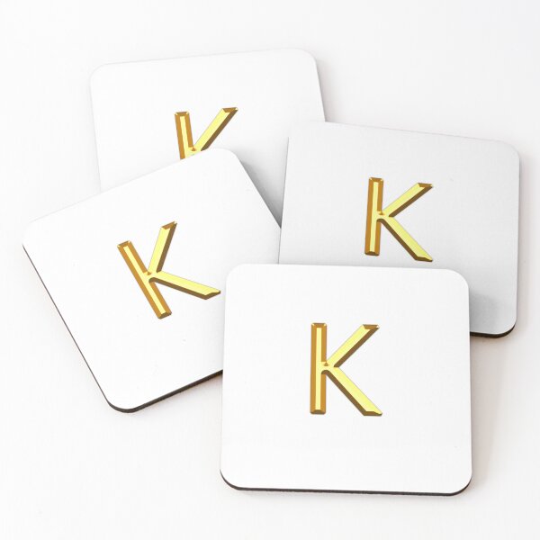 Item preview, Gold Alphabet K designed and sold by If-Art.