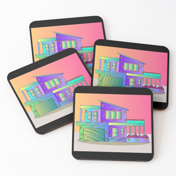 Item preview, Illustration Dream House Villa Color Effects designed and sold by flofin.