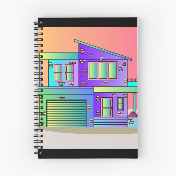 Item preview, Illustration Dream House Villa Color Effects designed and sold by flofin.