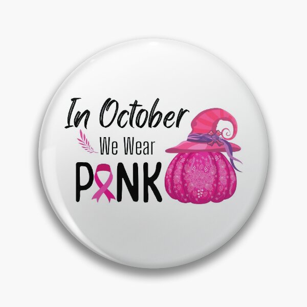Item preview, In October We Wear Pink Pumpkin Plaid designed and sold by CreativeMansion.