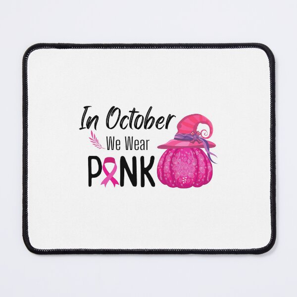 Item preview, In October We Wear Pink Pumpkin Plaid designed and sold by CreativeMansion.