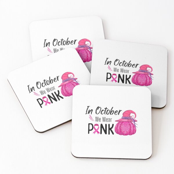 Item preview, In October We Wear Pink Pumpkin Plaid designed and sold by CreativeMansion.