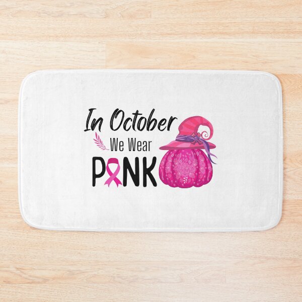 Item preview, In October We Wear Pink Pumpkin Plaid designed and sold by CreativeMansion.