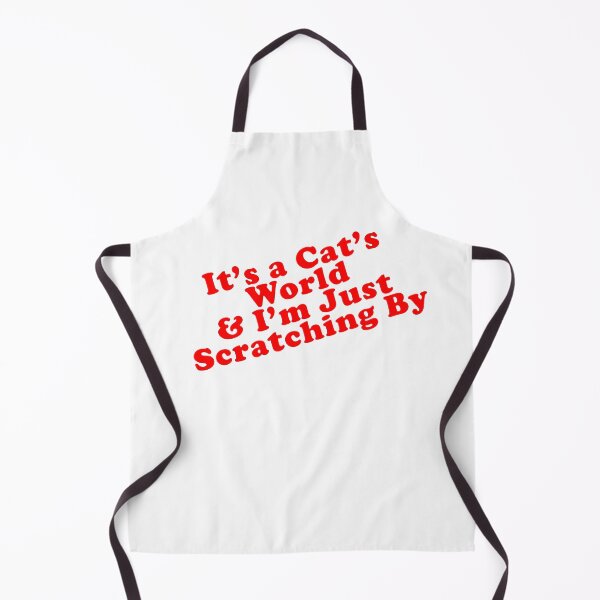 Item preview, It's a Cat's World & I'm Just Scratching By Cat Lovers designed and sold by deskwhiskey.