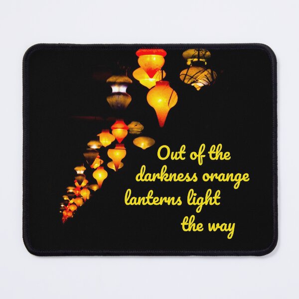 Item preview, A row full of Orange Lanterns lighting up the darkness designed and sold by articlave.