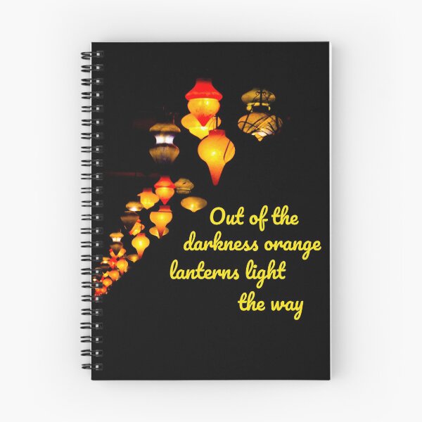 Item preview, A row full of Orange Lanterns lighting up the darkness designed and sold by articlave.