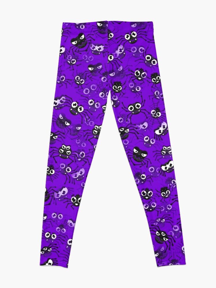 Alternate view of Mischievous cute little spiders Leggings