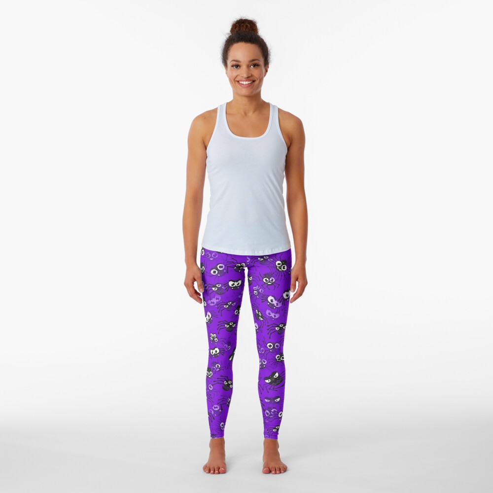 Mischievous cute little spiders Leggings