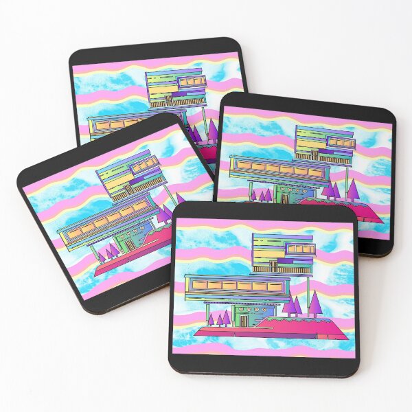 Item preview, Illustration Dream House Villa Color Effects designed and sold by flofin.