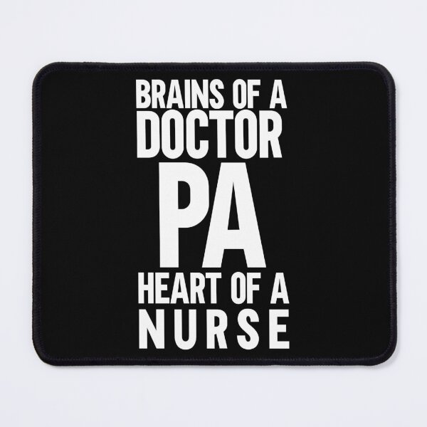 Item preview, Brains Of A Doctor PA Heart Of A Nurse : Funny Physician Assistant T-shirt Coworker Gag Gift For Men And Women (Birthday, Halloween, Christmas & Thanksgiving Gifts Idea) designed and sold by Letaf.