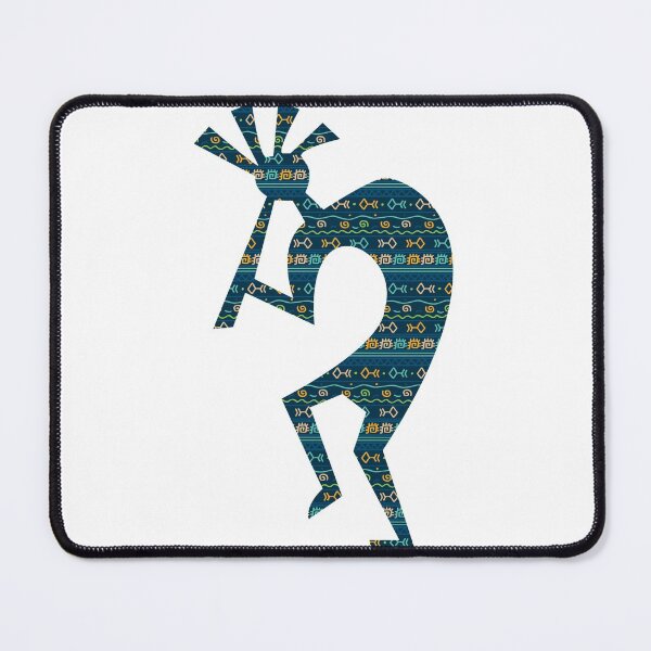 Item preview, Kokopelli with Ethnic Pattern on Tribal Pattern designed and sold by MarOlv.