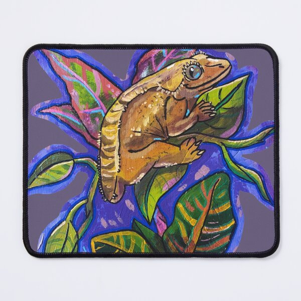 Item preview, Crested Gecko on Plants designed and sold by Kayla Glaser.