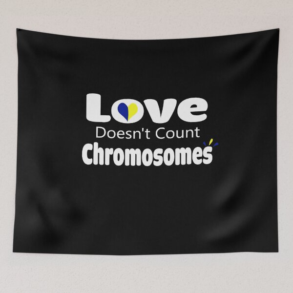 Item preview, Love Doesn't Count Chromosomes Down Syndrome Awareness designed and sold by ayyoubdz.