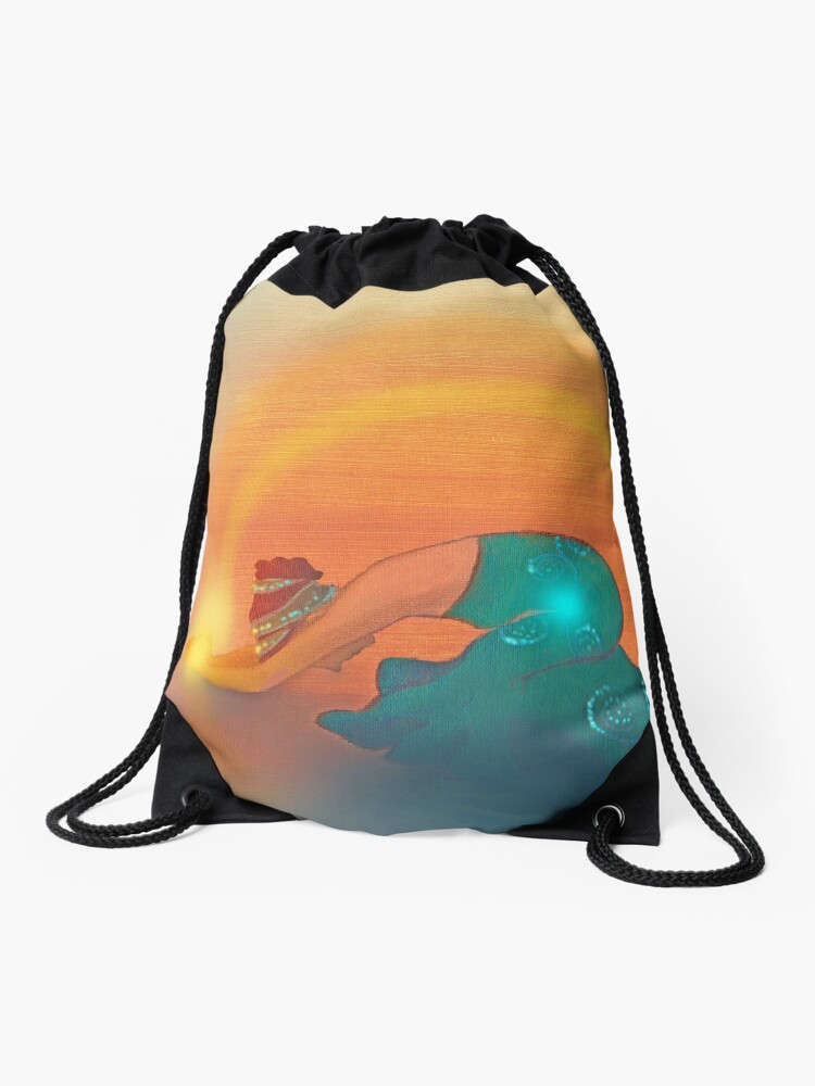 Thumbnail 1 of 3, Drawstring Bag, Thank you designed and sold by LightPictures.